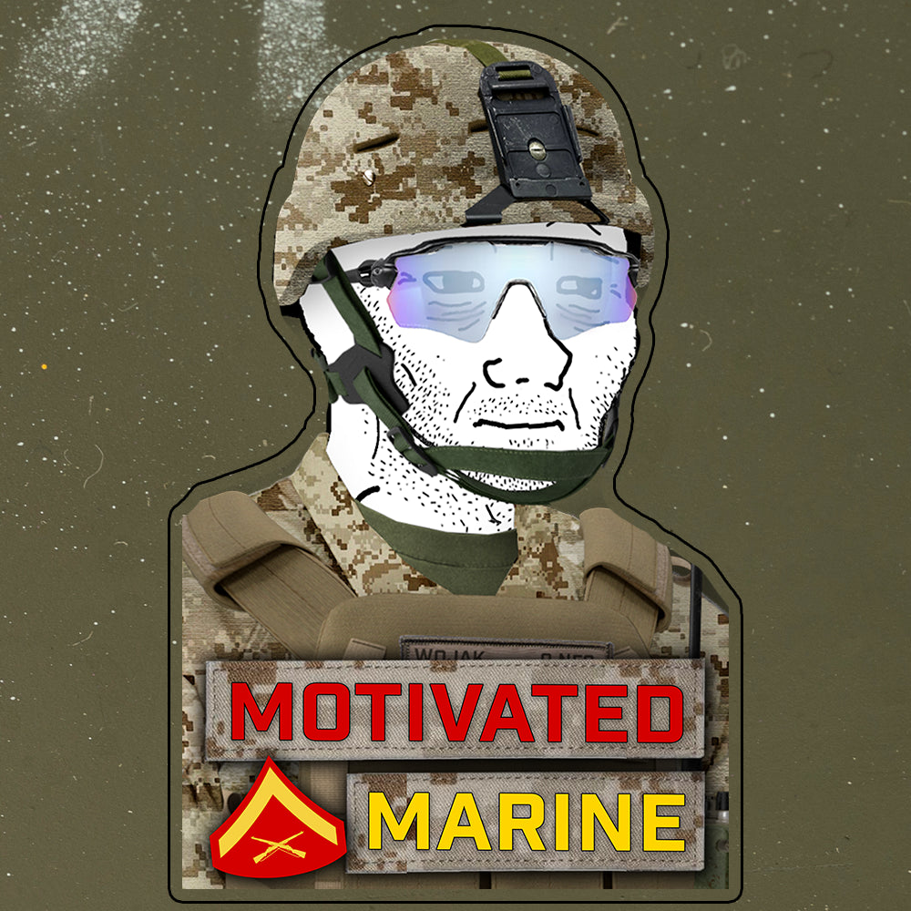 Motivated Marine.